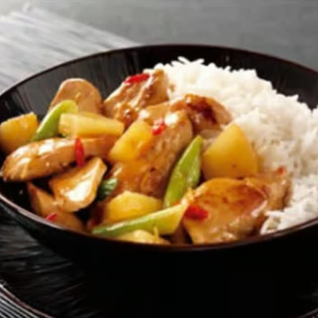 Sweet and Sour Chicken.