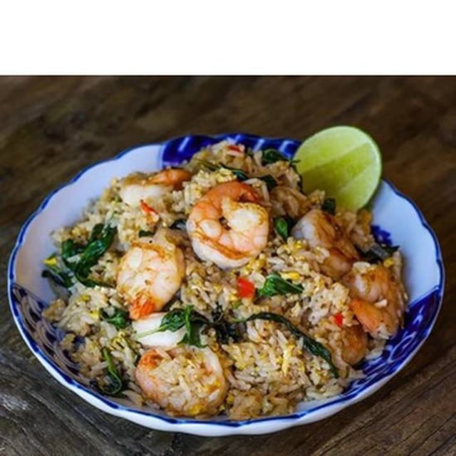 Kao-Pad-Pa-Prow Fried Rice.