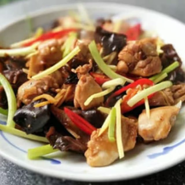 Pad-Khing Stir-Fried.