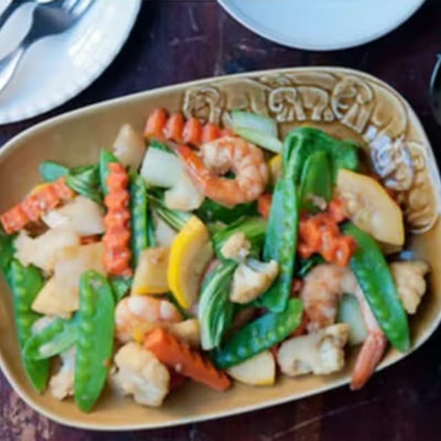 Pad-Phug-Roum-Mit Stir-Fried.