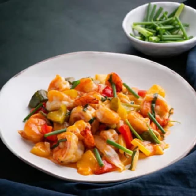 Sweet and Sour Shrimp.