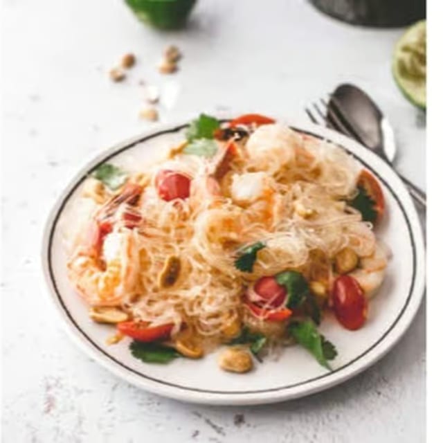 Yum-Woon-Sen-Goong Salad.