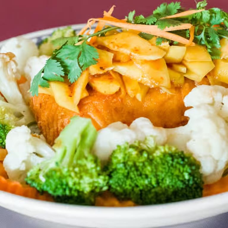 Delicious Salmon Dishes at Our Thai Restaurant