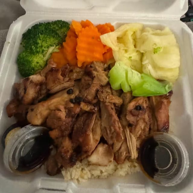 Double Chicken Teriyaki.